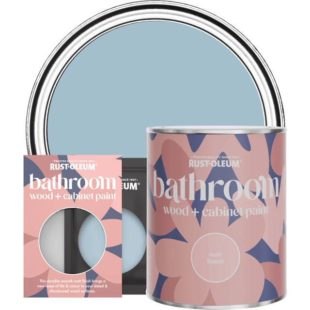 Rust-Oleum Bathroom Wood & Cabinet Paint, Matt Finish - Nan's Best China - 750ml - Blue