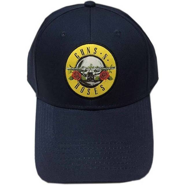 (One Size, Navy Blue) Guns N Roses Unisex Adult Circle Logo Baseball Cap