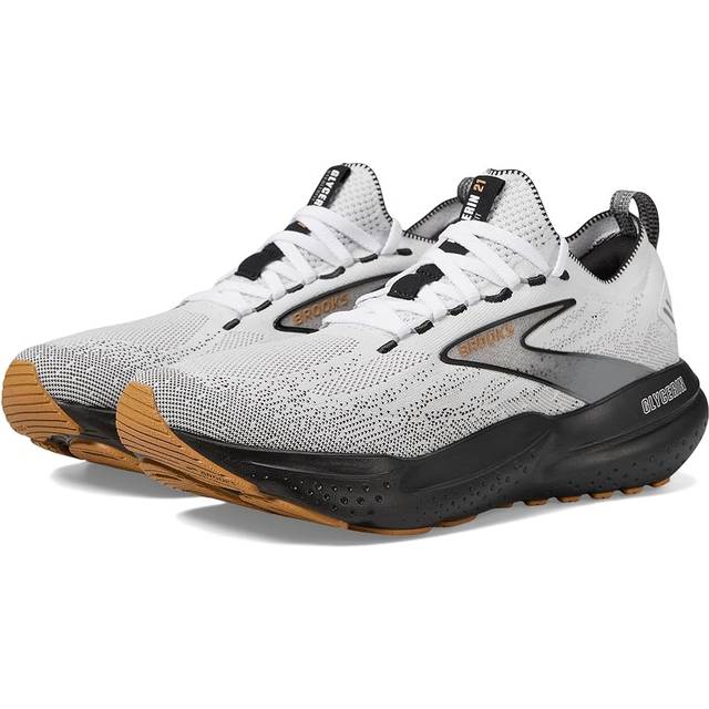 BROOKS Glycerin StealthFit 21, Sneaker Herr 46.5 EU, Vit grå svart, 46.5 EU