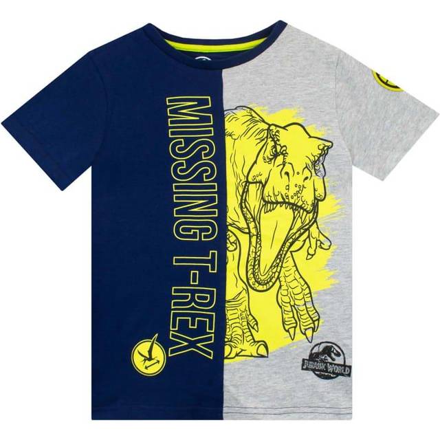 Missing T-Rex Dinosaur T-Shirt - Blue - 11-12 Years