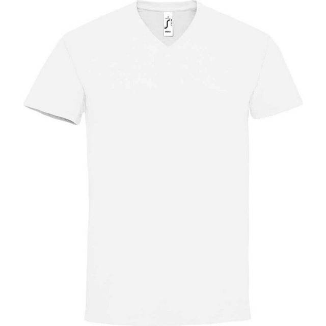 (2XL, White) SOLS Mens Imperial V Neck T-Shirt