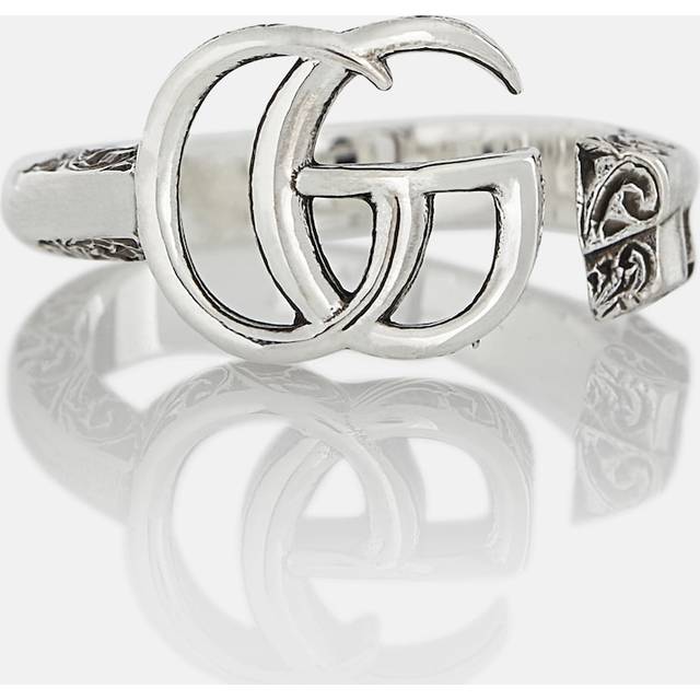 Gucci Double G sterling silver ring (M)