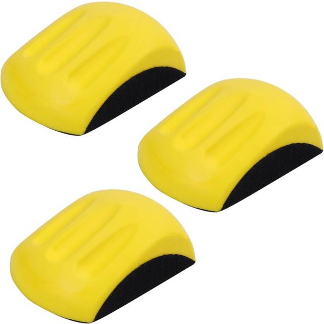 3X 5 Inch Hand Sanding Block for Hook & Loop Sandpaper Hand Pad Polishing Pad Abrasive Tools