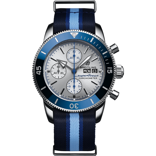 Breitling Watch Superocean Heritage II B01 Chronograph 44 Ocean Conservancy Limited Edition - Silver
