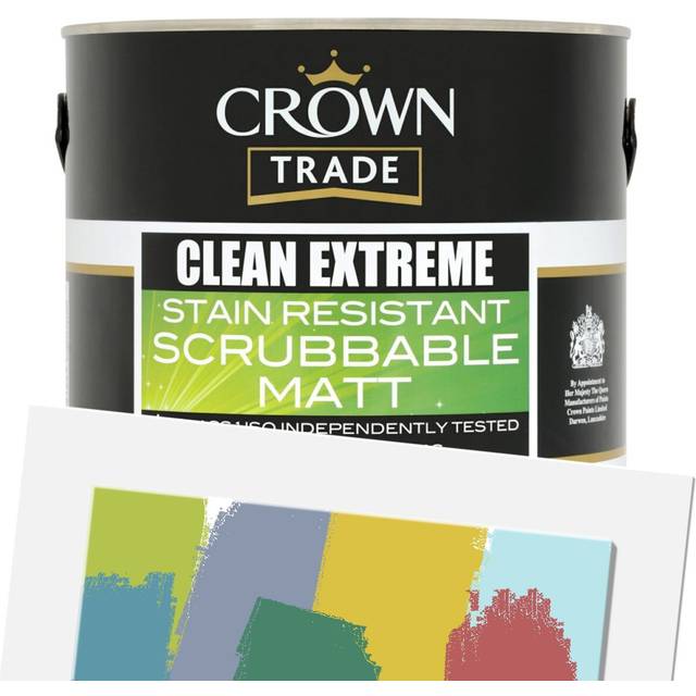 Crown Trade - Clean Extreme Scrubbable Matt (Tinted) 2.5L