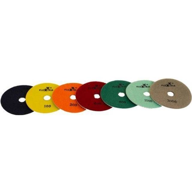 Flexxtra Diamantslipskivor Våt/torr i set 125mm