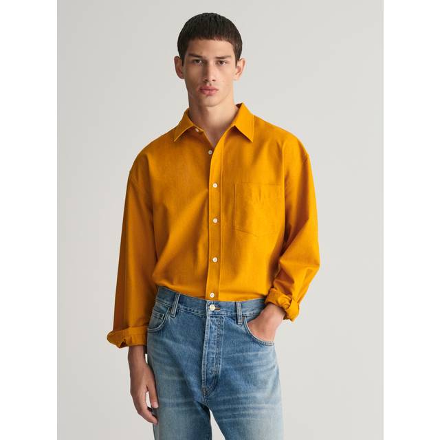 GANT 240 MULBERRY STREET Yellow Os Shirt - 702-SUNFLOWER YELLOW - XL