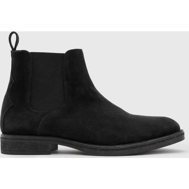 AllSaints Suede Creed Chelsea Boots - Black - 7