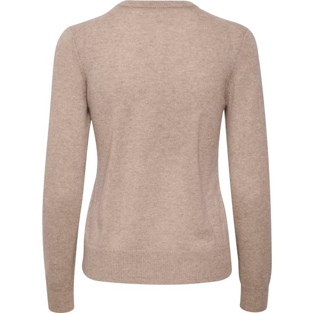 InWear, Stickade tröjor & koftor, Dam, L/Xl, Cashmere Cardigan - beige (L/XL)