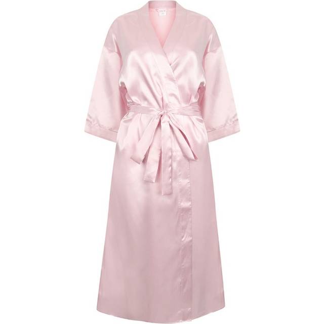 Towel city womens/ladies satin robe rw6615