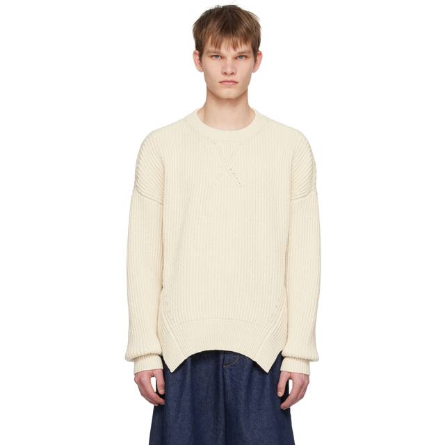 Jil Sander Off-White Oversized Sweater - 109 - NATURAL - IT 54