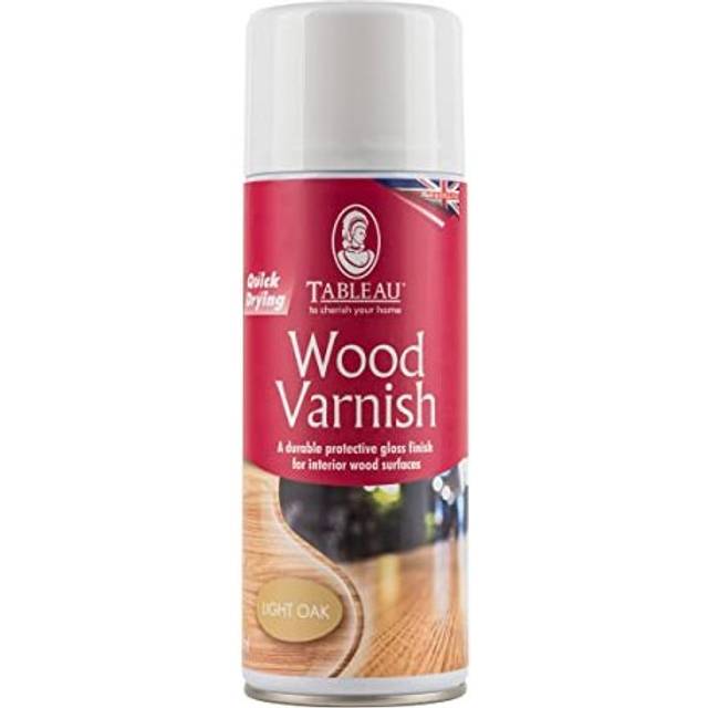 Wood Varnish Light Oak Stain and Gloss Wood Surfaces in One Go 400ml