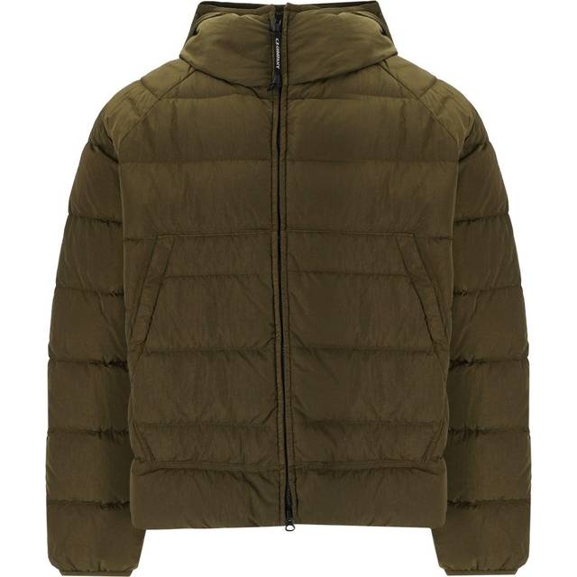 C.p. Company - Eco-chrome R Hooded Down Goggle Jacket Ivy Green 50