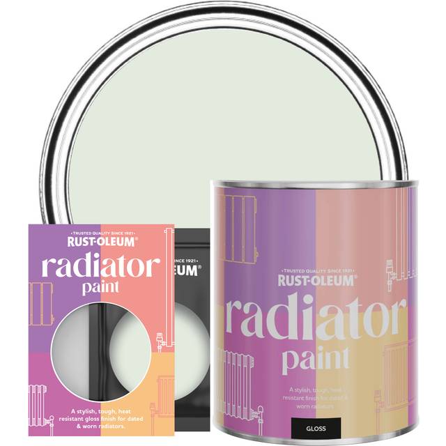 Rust-Oleum Radiator Paint, Gloss Finish - Sage Mist - 10ml - Green