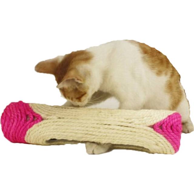 Long Roller Three Squeaky Ball Sisal Hemp Cat Scratch Board Cat Toy Tease Ball Feather Ball Pet Toy