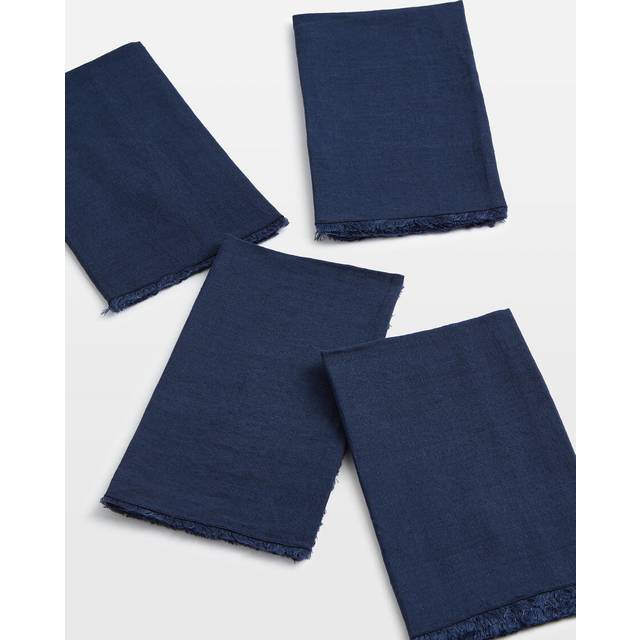 Whitney Linen Napkins Navy, set of four