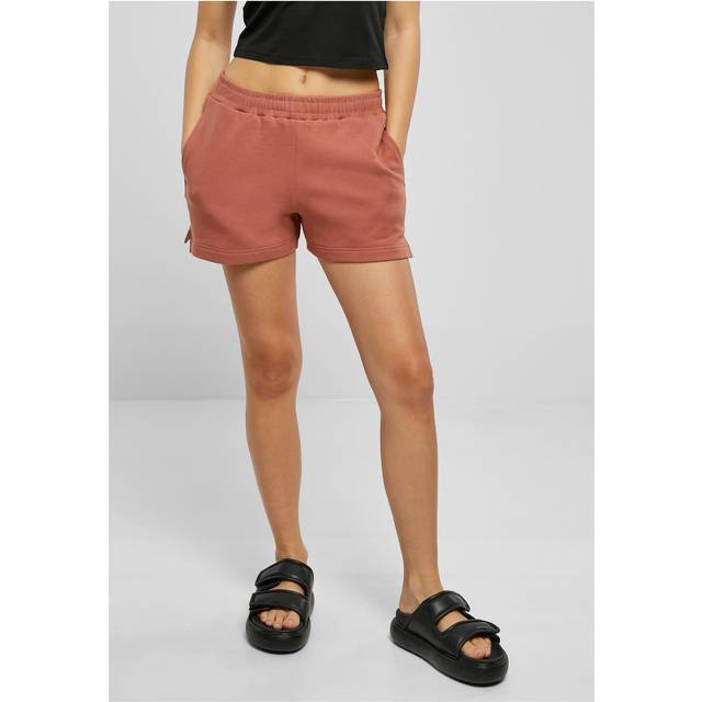Women's shorts Urban Classics Organic Terry - Rouge - XL