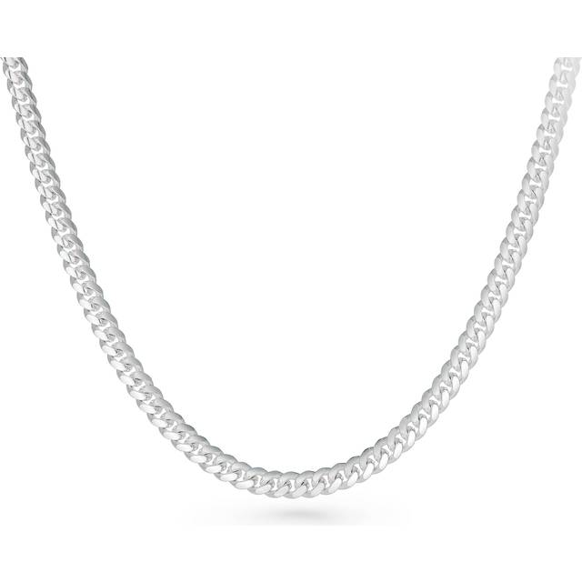 Silver Cuban Link Necklace