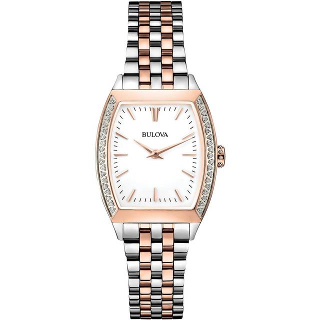 Bulova Watch Diamonds - White