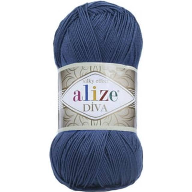 5 Pcs Alize Diva Silky Effect Hand Knitting Yarn Microfiber Acrylic Yarn Thread Crochet Art Lace Craft Lot of 5 skeins 500gr 191