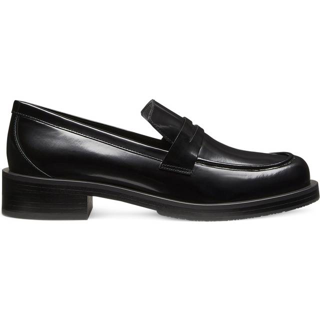 Black Palmer Bold Leather Loafers (6.5)