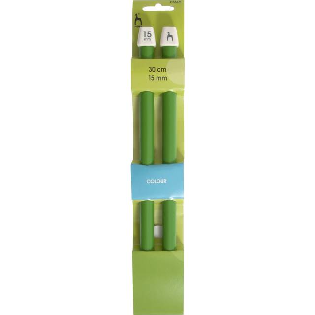 Pony Classic Coloured Plastic Knitting Needles - 30cm x 15.00mm (P56671)