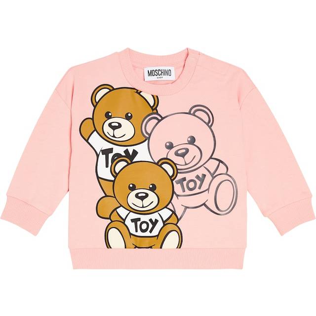 Moschino Kids Baby Teddy Bear cotton jersey sweatshirt