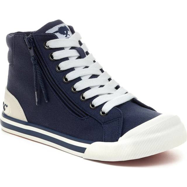 Rocket Dog Dam/Ladies Jazzin Hi Trainers 6 UK mörkblå