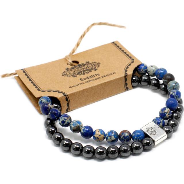 Magnetic Gemstone Bracelet - Sodalite