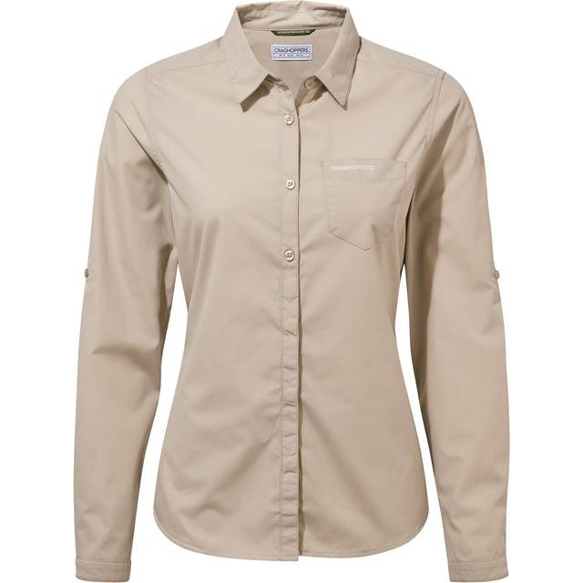 Craghoppers Womens/Ladies Kiwi II Shirt (Desert Sand) - Size 8 UK