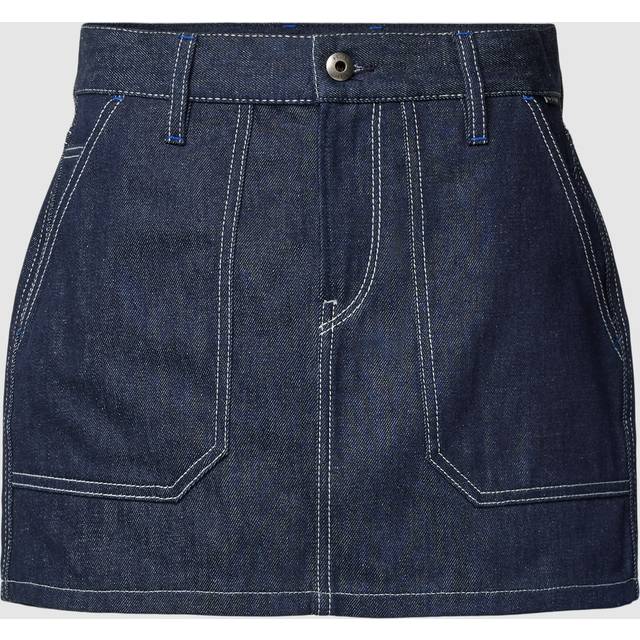 Carpenter Mini Skirt - Dark blue - Women