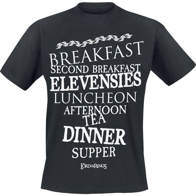 The Lord Of The Rings T-Shirt - Hobbit Meals - S to 4XL - for Men - black - EMP Exclusive Merchandise!