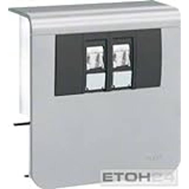 Hager SL20080907D1 Datauttag 2 x RJ45 Aluminium