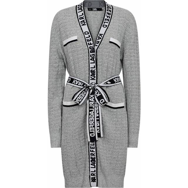 Boucle&#39; Fabric FEMININE Cardigan with Logoed Bands size Xs (Xs)