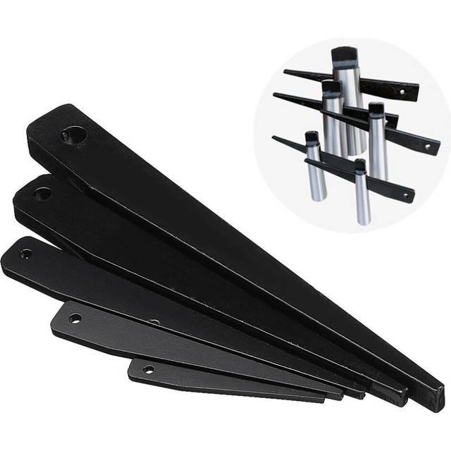 5pcs Morse Taper Ejector Drift Key Oblique Iron For Drill Chuck Sleeve Morse Taper Adapter