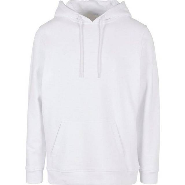 (S, White) Build Your Brand Mens Ultra Heavyweight Regular Hoodie