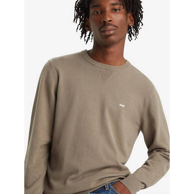 Lätt Housemark tröja - Neutral / Smokey Olive - M