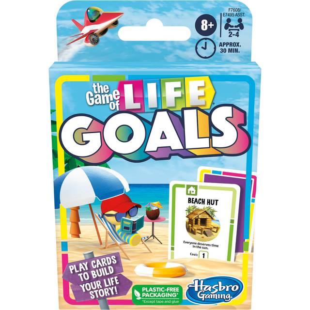The game of Life goals game Quick-Playing card game for 2-4 Players The game of Life card game for Families and Kids Ages 8 and Up