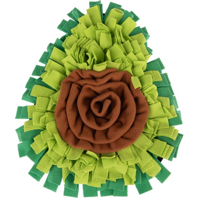 TIAKI Avokado snuffelmatta - L 47 x B 35 x H 2 cm - Grön/Brun