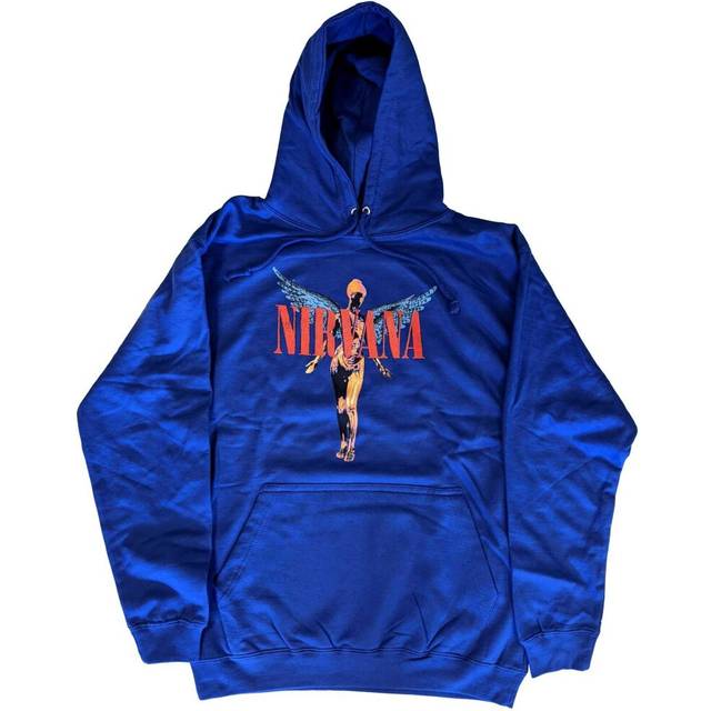 Nirvana Unisex Adult Angelic Pullover Hoodie XL blue