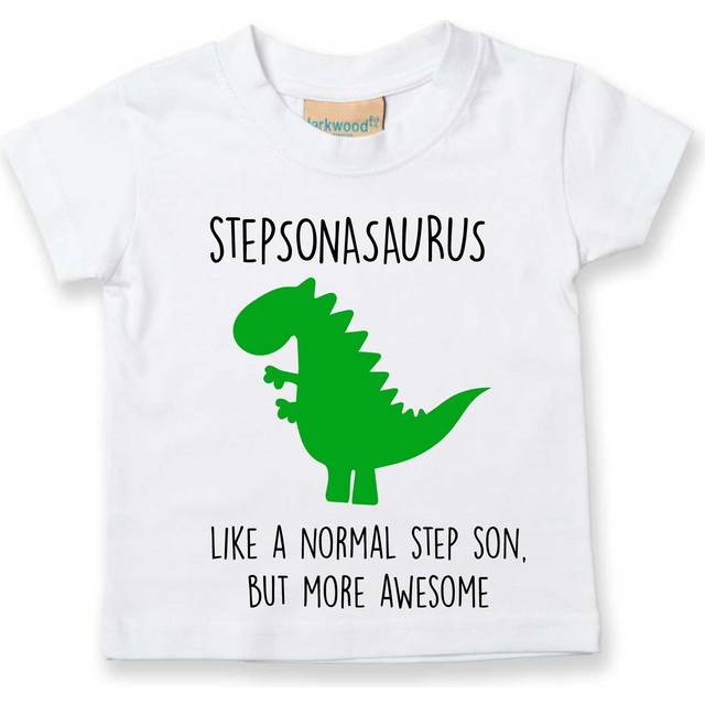 Stepson Dinosaur Tshirt - White - 18-24 m