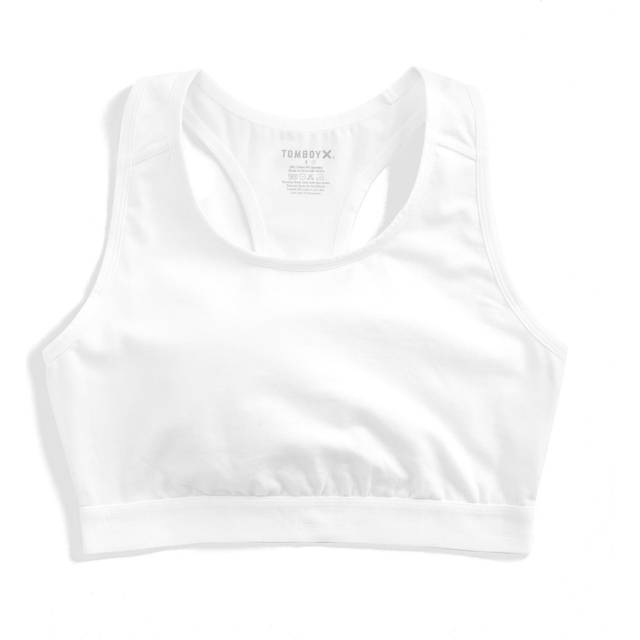 Racerback Soft Bra - X= White - 5X / X= White