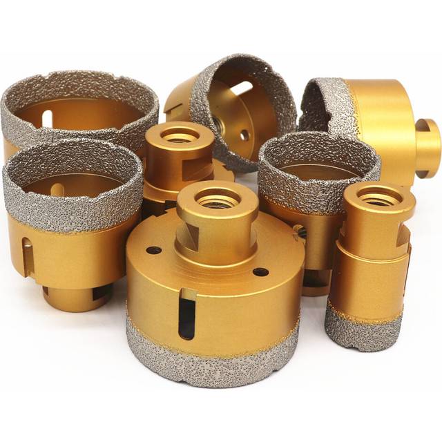 1pc Vacuum Brazed Diamond Drilling Core Bits M14 Connection porcelain tile Drill Bits marble stone masonry Hole Saw 30-120mm