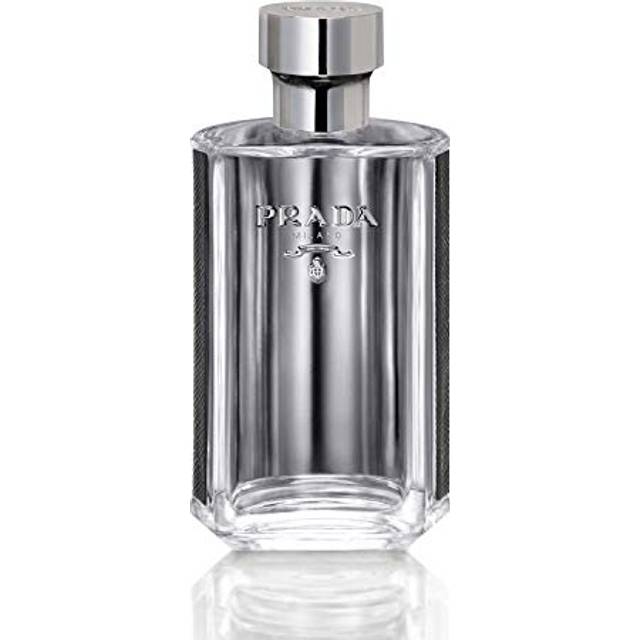 Prada L'homme for Men Eau de Toilette Spray, 3.4 Ounce (Tester/Plain Box), clean