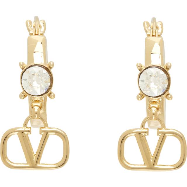 Valentino Vlogo Signature Mini Swarovski Earrings