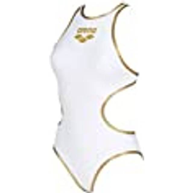 Maxlife Eco Pool Swimsuit - White/Gold-Coloured - 10