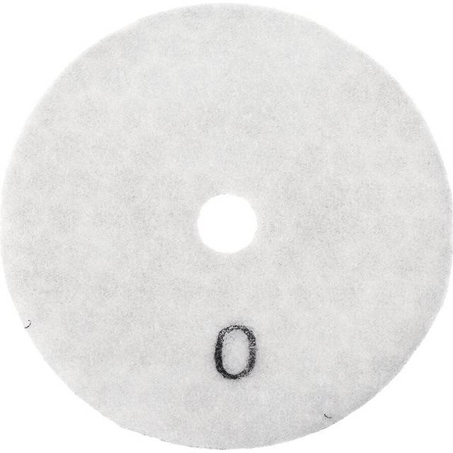 (White) 100mm Diamond Polishing Pad Dry Sanding Disc for Marble Concrete Granite Glass