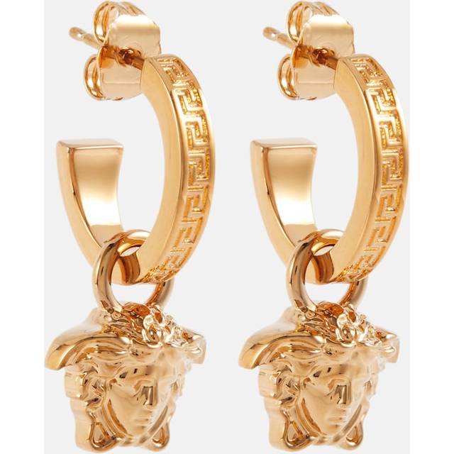 Versace 'La Medusa' Greca Hoop Earrings - KVO Versace Gold - UNI