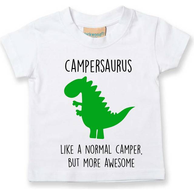 Camper Dinosaur Tshirt - White - 12-18 m