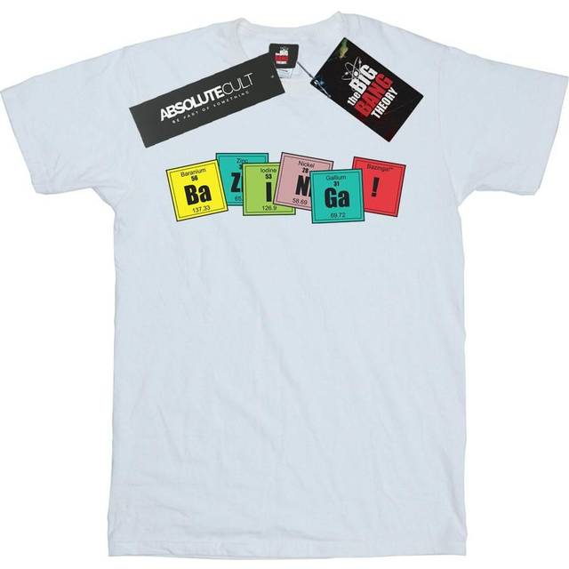 The Big Bang Theory Herr Bazinga Elements T-shirt L vit